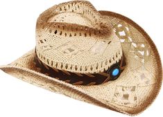 PRICES MAY VARY. Made of 100% straw Lightweight, breathable style Available in various lovely woven patterns Features an eye-catching statement piece hat band Includes a sweat absorbent inner band for added comfort; Wide brim helps shield & block harmful sun rays from the eyes & face; Great for everyday casual wear or as a costume accessory Giddy-up, save a horse, and ride a cowboy!   The popularity of straw hats is exploding in urban centers from New York to Mexico City - spend 15 minutes at an Cow Boy Hat, Best Cowboy Hats, Kids Cowboy Hats, Cowboy Ranch, Straw Cowboy Hat, Western Cowboy Hats, Cowgirl Hat, Woman Weaving