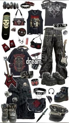 Punk Tank Top Outfit, Bandcore Outfit, Slipknot Outfit Ideas Concert, Emo Christmas List, Cute Outfits Goth, Alt Clothing Men, Punk Style Outfits Grunge, Metalcore Aesthetic Outfit, Japanese Punk Aesthetic