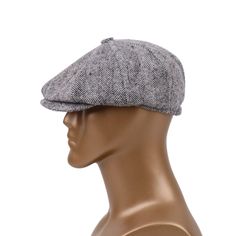 Step up your fashion game with our premium Newsboy hats, crafted from the finest quality fabric available. Our hats are the perfect combination of style and comfort, providing you with the ultimate accessory to complement any outfit. Whether you're looking to add a touch of sophistication to your everyday look or need the perfect accessory for a special occasion, our Newsboy hats are the perfect choice. Each hat is handmade with care, ensuring that you receive a one-of-a-kind product that is both durable and stylish. Our hats are available in a range of colors and sizes, so you can find the perfect match for your personal style. From classic black and grey to bold and vibrant colors, we have something for everyone. So why wait? Add a touch of class and style to your wardrobe today with our Peaky Blinders Hat, Gatsby Hat, Grey Herringbone, Wool Caps, Baker Boy, Man Hat, Newsboy Cap, News Boy Hat, Flat Cap