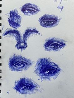 Eye drawings, eye Sketches, Sketch ches, notebook, sketches, blue, pen sketch, eye notebook, eye base, eye reference, drawing eyes, drawn eyes, handdrawn eyes, artistic eyes, eye drawing styles, sketch style Basic Eyes Drawing, Reference Drawing Eyes, Cool Eye Sketches, Two Eyes Drawing, Man Eyes Drawing Sketch, Blue Pen Sketches, Scetches Notebook Easy, Eye Drawing Styles, Pen Sketches Aesthetic