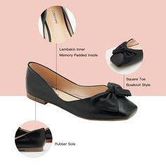 ▼Description These glossed Aida flats channel an artful and elegant mood, with square toes and adorned bows, conveying the designer's danity outlook. ◄Details ‧ Upper: Soft Leather (Micro Fiber)‧ Lining: Lambskin‧ Sole: Rubber‧ Square toe‧ Slip-on styling‧ Back paddles includedDimensions‧ Heel Height: 1.5 cm / 0.6″ ◄Shipping Information Free standard shipping on all orders. An average shipping interval for standard delivery is 5-14 working days. Paddles, Ballerina Flats, Pink Beige, Light Red, Free Giveaway, Yellow White, Soft Leather, Black And Brown, Fashion Forward