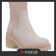 in stock White Boots With Lug Sole And Round Toe, Casual Synthetic Lace-up Boots With Lug Sole, Cream Lug Sole Chelsea Boots, White Winter Lace-up Boots With Lug Sole, Beige Boots With Lug Sole, Medium Width, Tan Body, Karl Lagerfeld Paris, Tall Jeans, Perfume Gift Sets