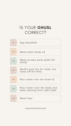 a screen shot of an email message with the text is your ghusl correct?