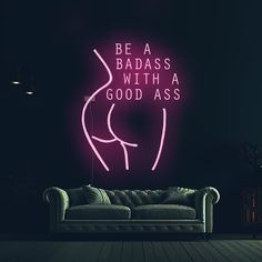 Neon Bar Design Ideas, Baddie Neon Sign, Neon Gym Aesthetic, Home Gym Neon Sign, Neon Bedroom Signs, Led Signs Aesthetic, Led Signs Bedroom, Led Neon Sign Bedroom