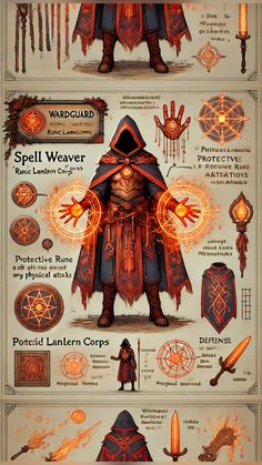 Character Concept Art Sheet, List Of Monsters, Dnd Character Ideas, Concept Artist Portfolio, Artifact Art, Elemental Magic, Super Powers Art, Dungeons And Dragons Classes, Fantasy Props