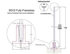 the sc2f fly frame is shown with measurements