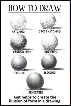 an image of how to draw balls