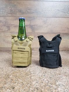 Tactical Vest Bottle holder.  Customize for whoever is using it.  Includes 1 patch with branch and you can add a second patch for just $3 with rank and name or whatever you want on it. These will defiantly start a conversation.  Makes great gifts for the Military and LEO in your life.*if you want a branch and a custom name, please select 2 patches.  If you only select one, you will recieve the personalized one Tactical Hunting Gear, Usmc Dress Blues, Tactical Sunglasses, Army Ranger, Anderson Sc, Army Rangers, Dress Blues, Tactical Equipment, Pocket Organizer