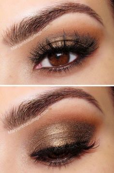 Prom Makeup For Brown Eyes, Make Up Diy, Rock Makeup, Make Up Foundation, Wedding Makeup For Brown Eyes, Makeup Tip, Smokey Eye For Brown Eyes, Beauty Make-up, Makijaż Smokey Eye