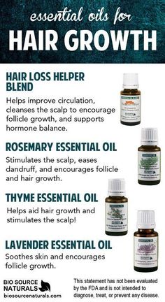 Essential Oils For Hair Growth, Oils For Hair Growth, Oils For Hair, Benefits Of Essential Oils, Help Hair Growth, Thyme Essential Oil, Best Hair Oil, Home Remedies For Hair, Essential Oils For Hair