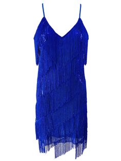 Introducing our timeless and chic Layered Fringe Trim Sequin Cami Bodycon Dress. Constructed from a mini length featuring an elegant layer of lush fringe trim, this gorgeous dress is bedecked with luxurious sequins to exude a look of classic chic and high-end sophistication. Perfect for a night out or making a statement at a special event. Fit Type: Slim Fit Fabric: High Stretch Material: Polyester Size Information: Nightclub Dancing, Cami Bodycon Dress, Layered Fringe, Fringe Flapper Dress, Dress Layer, Fancy Costumes, Latin Dress, Fringe Dress, Layer Dress