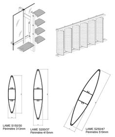 the diagram shows how to build a kayak and stand up paddleboard in an enclosure