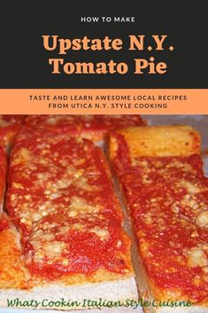 the cover of how to make updated n y tomato pie