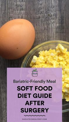 Unlock the secrets of the soft food diet after bariatric surgery! Celebrate this exciting milestone with confidence as you transition to solid food. Get answers to your burning questions: What foods are allowed? Discover soft food ideas and portion guidelines. Let's navigate this stage together. Find all the answers you need right here! Soft Food Ideas, Soft Food Diet, Soft Diet, Soft Foods Diet, Low Fiber Diet, Diet Diary, Raw Vegan Diet, Bariatric Diet