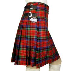 Hay & Leith Premium Tartan Kilt - Highland Kilt Company Classic Fitted Plaid Bottoms, Red Tartan Fitted Bottoms, Red Scottish Style Fitted Bottoms, Tartan Kilt, Waist Measurement, Kilt, Measurement Length, Tartan, Wool Blend