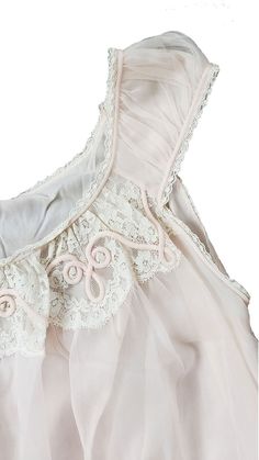 Details: Brand: Unknown Size: Women's Medium Materials: Nylon Sheer Coquette Bedtime Dresses, Sleeveless Coquette Bedtime Dress, Spring Evening Nightgown With Lace Trim, Vintage Sleeveless Ruffled Sleepwear, Spring Evening Lace Sleepwear, Coquette Lace Trim Bedtime Dress, Vintage Nightgown For Spring Party, Retro Bedtime Dresses For Summer, Retro Summer Bedtime Dress