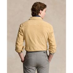 This jacket is an iconic Ralph Lauren model reimagined with lightweight velvety suede and genuine horn buttons. Suede Outerwear With Button Cuffs For Work, Luxury Suede Outerwear With Button Closure, Luxury Long Sleeve Suede Outerwear, Classic Button-up Suede Outerwear, Classic Suede Button-up Outerwear, Business Suede Outerwear With Button Closure, Suede Outerwear With Buttons, Suede Long Sleeve Outerwear With Buttons, Long Sleeve Suede Outerwear For Business