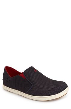 OluKai 'Nohea' Mesh Slip-On (Men) available at #Nordstrom Slip-on Slip-resistant Synthetic Sneakers, Synthetic Slip-on Sneakers With Ortholite Insole, Ortholite Slip-on Sneakers, Slip-on Sneakers With Ortholite Insole, Ortholite Insole Synthetic Slip-on Sneakers, Comfortable Synthetic Slip-ons With Ortholite Insole, Tpr Slip-ons With Rubber Sole, Synthetic Slip-ons With Arch Support, Modern Synthetic Slip-resistant Slip-ons