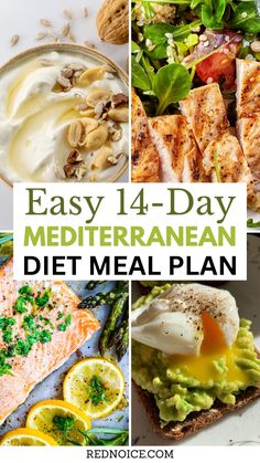 easy 4 - day mediterranean diet meal plan