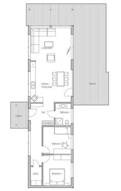 the floor plan for a two bedroom apartment with an attached bathroom and living room area