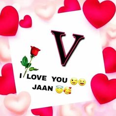 i love you jaan with hearts and roses in the background on valentine's day