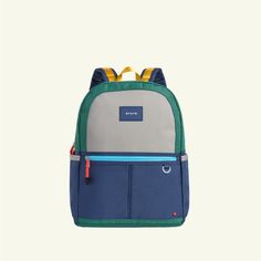 State Bags Kane Kids Double Pocket Backpack Navy Green Multicolor Nwt Our Kane Body Made For "In Betweeners"- The Same Length And Width As Our Best Selling Kane, But Twice The Depth. Perfect For School, Travel, And Every Moment In Between. Age Ages: 7 & Up Grades: 3rd Grade & Up Size 16" H 12" W 7.5" D Weight: 1.43 Lbs Capacity: 23.6l Materials Main Body: 100% Polyester Interior Lining: 100% Recycled Polyester Spot Clean With A Damp Cloth Dual Compartments For Maximum Storage Features Two Large Playful Everyday Standard Backpack, Functional Blue Satchel Backpack, Functional Backpack For Playtime, Casual Blue Bags, Green Backpack For Playtime, Functional Playtime Standard Backpack, Casual Standard Backpack For Playtime, Casual Backpack For Playtime, Green Standard Backpack