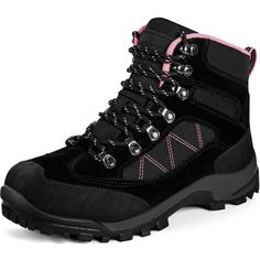 PRICES MAY VARY. LASTING COMFORT - Our women's hiking boots have a durable rubber sole that provides greater comfort, which reduces foot fatigue as you traverse over thick roots and rocks. Padded tongue & ankle for extra cushioning and all-day comfort. WATERPROOF & BREATHABLE - This women's waterproof hiking boots features a waterproof membrane that seals out water and lets moisture escape, which keeps you dry and comfortable no matter the conditions. Mesh upper for increased breathability. GREA Womens Hiking Boots, Backpacking Boots, Womens Hiking, Best Hiking Boots, Foot Injury, Warm Snow Boots, Waterproof Hiking Shoes, Mens Winter Boots, Hiking Boots Women