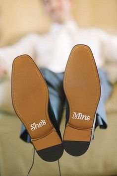 Groom shoe decals - Knot and Nest Designs Sentimental Wedding, Heirloom Wedding, Groom Shoes, Bride Shoes, Wedding Guide, Groom And Groomsmen, Romantic Weddings, Here Comes The Bride, Event Styling