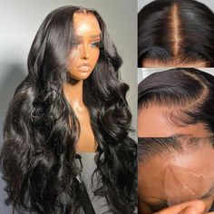 PRICES MAY VARY. 【Human Hair Wig Material】: Unprocessed Brazilian Virgin Human Hair Wigs for Black Women, 180% Density Human Hair Wigs Cut From One Donor, Hair is Healthy, Soft, Bouncy, No Strange Smell, True to Length, Real Human Hair Wigs. 【13x6 Lace Front Wigs Human Hair Feature】: 13x6 HD Lace Front Wigs Human Hair Pre Plucked with Baby Hair, Natural Hairline with Bleached Knots, High Quality Transparent Lace, Suitable for All Skin Tones, Invisible and Natural, Soft and Durable, Free Part Bod Body Wave Lace Front Wigs, Wig Collection, Remy Hair Wigs, Wig Styling, Glamorous Hair, Glueless Wigs, Lace Front Wigs Human Hair, Lace Frontal Wigs, Brazilian Body Wave