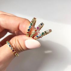 This Multi-Stone Rings item by DelicateLiving has 1282 favorites from Etsy shoppers. Ships from Chicago, IL. Listed on May 20, 2023 Rainbow Band, Bday Gifts, Rainbow Ring, Rainbow Rings, Rainbow Gemstones, Wedding Anniversary Rings, Rings Gold, Jewelry Inspo, Dream Jewelry