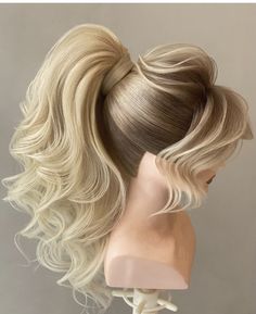 Reception Hairstyles, Black Wedding Hairstyles, Elegant Ponytail, Elegant Wedding Hair, Hairstyles For Layered Hair, Hair Tips Video, Long Hair Wedding Styles, Beautiful Curly Hair, Hair Up Styles