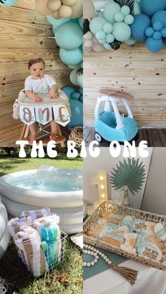 The big one, Hudson's first birthday party #beachparty #surfbirthday #surfbirthdayparty #thebigone #1stbirthday #beachbirthdayparty #babybirthday First Birthday Theme Boy, Baby First Birthday Themes, Boys First Birthday Party Ideas, Boys 1st Birthday Party Ideas, Baby Boy 1st Birthday Party