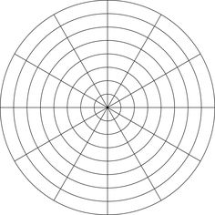 an image of the center of a circle with four intersecting lines in each end and one point