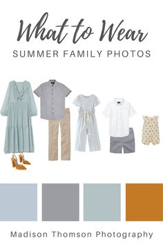 what to wear for summer family photos