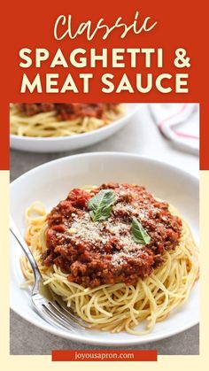 This classic spaghetti and meat sauce recipe is the ultimate comfort food! Featuring a rich and hearty meat sauce made from scratch, this dish is packed with flavor and perfect for a family dinner. Pair it with al dente spaghetti noodles and a sprinkle of Parmesan cheese for a classic meal everyone will love. Spaghetti and meat sauce is easy to make and full of savory goodness, ideal for weeknights or a cozy weekend dinner.