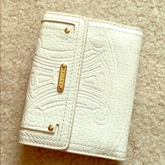 White Celine Wallet. Can Hold 10+ Cards, Cash And A Small Pouch For Coins. Celine Wallet, Small Pouch, Celine Bags, Small Pouches, White Color, Wallets, Color White, Bag Lady, Pouch