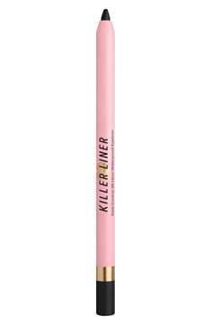 Too Faced Killer Liner 36 Hour Waterproof Gel Eyeliner | Nordstrom Pretty Zombie Makeup, Zombie Makeup Tutorials, Scarecrow Makeup, Black Smokey Eye, Cat Eye Lash, Zombie Makeup, Black Eyeshadow, Basic Makeup, Eyeliner Pencil