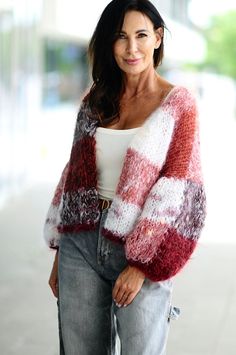 Autumn 2024 | KNITTEDly Mohair Chunky Knit Cardigan For Fall, Fall Soft Knit Mohair Cardigan, Fitted Mohair Knitted Cardigan, Luxury Hand Knitted Mohair Cardigan, Cozy Hand Knitted Mohair Cardigan, Mohair Jumpers, Comfy Chic, Chunky Cardigan