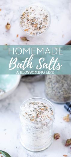 This soothing DIY bath salts recipe combines simple ingredients for a relaxing experience. Plus, find my ways to make it even more luxurious. #ablossominglife #bathsalts #homemadebathsalts #naturalproducts Diy Bath Salts Recipe, Make Bath Salts, Diy Bath Salts, Magnesium Foods, Diy Spa Treatments, Magnesium Bath, Bath Salts Recipe, Bath Salts Diy, Homemade Bath