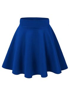 Plus Size Blue Elastic Circle Skirt - In Control Clothing Casual Blue Cheap Skort, Cheap Blue Skirt For Festivals, Cheap Blue Skirt For Festival, Cheap Flared Skirt For Summer, Cheap Fitted Blue Skort, Cheap Blue Mini Skirt With Pockets, Affordable Blue Skirt For Day Out, Cheap Trendy Blue Skort, Cheap Light Blue Skirt With Pockets