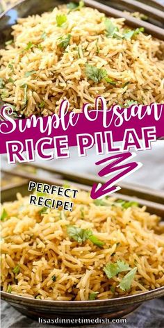 rice pilaf is an easy and delicious side dish