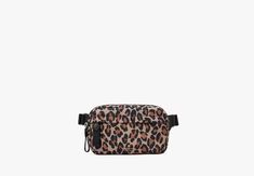 Chelsea Spotted Leopard Belt Bag | Kate Spade Outlet Kate Spade Bags With Zipper Closure, Casual Nylon Kate Spade Bag, Functional Kate Spade Bag With Zipper Closure, Functional Kate Spade Bags With Zipper Closure, Kate Spade Casual Bag With Removable Pouch, Kate Spade Casual Bags For Everyday Use, Functional Kate Spade Bags For On-the-go, Casual Kate Spade Bag For Everyday Use, Functional Kate Spade Bag For Everyday