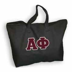 Alpha Phi Lettered Tote Delta Phi Epsilon Letters, Delta Zeta Letters, Stitching Letters, Gamma Sigma Sigma, Sigma Delta Tau, Alpha Sigma Tau, Delta Phi Epsilon, Collegiate Style, Alpha Chi Omega