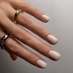 15 Best Short Nude Nails for Spring 2022 I Take You | Wedding Readings | Wedding Ideas | Wedding Dresses | Wedding Theme Engagement Nails, Instant Nails, Classy Nail Designs, Nude Nail Designs, Minimal Nails, Basic Nails, Casual Nails, Neutral Nails, Classy Nails