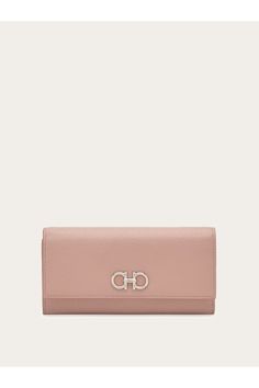 Shop the Gancini wallet with chain Blush pink on Ferragamo.com. Discover the iconic collection on our official online shop now. Free Delivery. Wallet With Chain, Wallet Chain, Metal Chain, Salvatore Ferragamo, Mini Bag, Blush Pink, Card Slots, Calf Skin, Slots