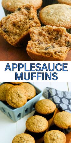 apple sauce muffins on tray Easy Applesauce Muffins, Applesauce Oatmeal Muffins, Oatmeal Muffin Recipe, Oatmeal Applesauce Muffins, Easy Applesauce, Applesauce Oatmeal, Baking With Applesauce, Oatmeal Muffin, Oatmeal Muffin Recipes