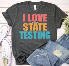 State Testing Shirt,Testing Day Shirt,Test Day Shirt,Testing Quote State Exam Shirt,Teacher Appreciation,Teacher Testing,State Exam T-Shirt ------------------------------------------------------- A B O U T - T H I S - T S H I R T ------------------------------------------------------- State Testing Shirt,Testing Day Shirt,Test Day Shirt,Testing Quote State Exam Shirt,Teacher Appreciation,Teacher Testing,State Exam T-Shirt(F24-107) Available in size : XS, S, M, L, XL, 2XL, 3XL Available in color State Testing Outfits, State Testing Shirts For Teachers, Testing Shirts For Teachers, Funny Teacher Shirts, Testing Quote, State Testing, Teaching Outfits, Teaching Shirts, Test Day