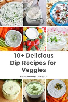 10 delicious dip recipes for veggies