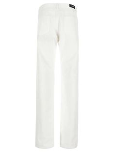 14 Bros jeans in white cotton with belt loops. The item is featured by side pockets, buttons closure and solid tone. Composition: 100% CottonComposition: 100% Cotton White Five-pocket Rigid Denim Bottoms, Gorgeous Bags, Luxury Shop, White Cotton, Casual Wardrobe, Jeans Pants, Luxury Boutique, Boat Shoes, Wardrobe Staples