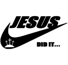 the logo for jesus did it